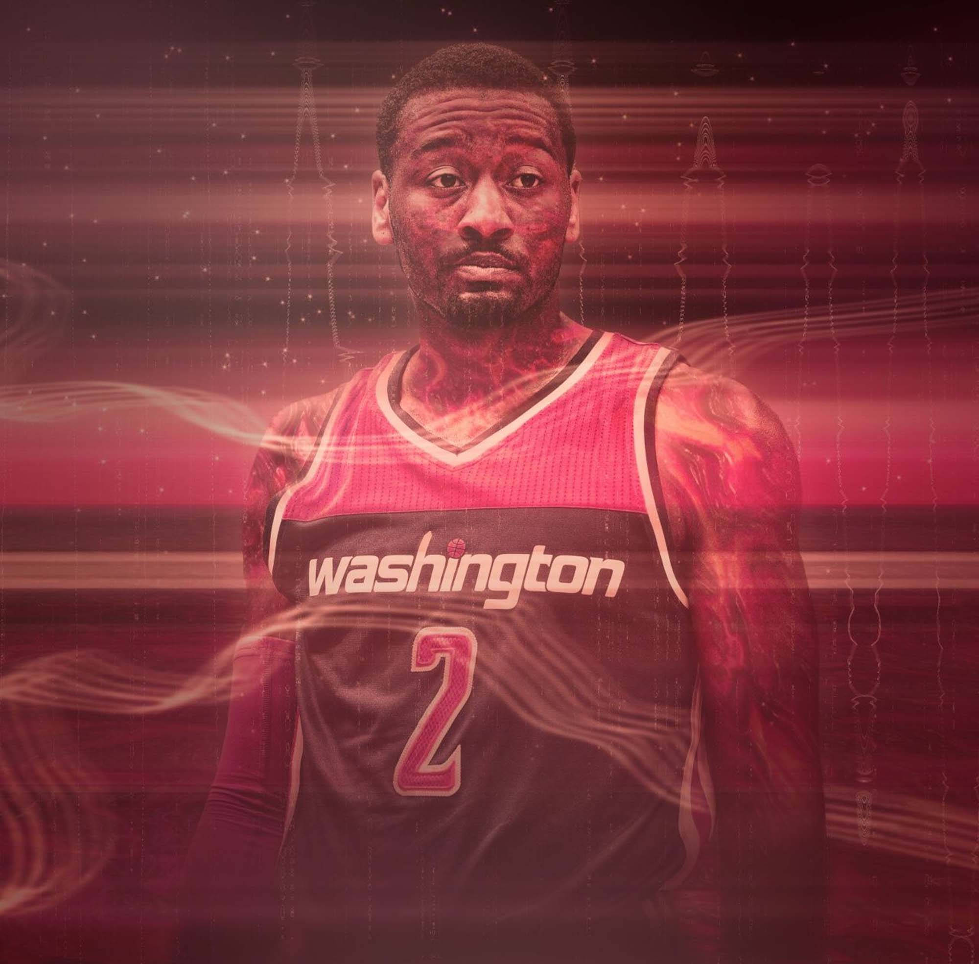 Kırmızı Estetik John Wall Duvar Kağıdı