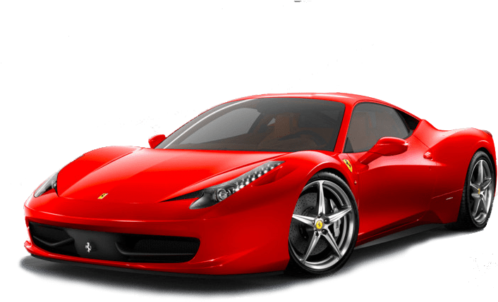 Kırmızı Ferrari 458 Italia Yan Görünüm Duvar Kağıdı
