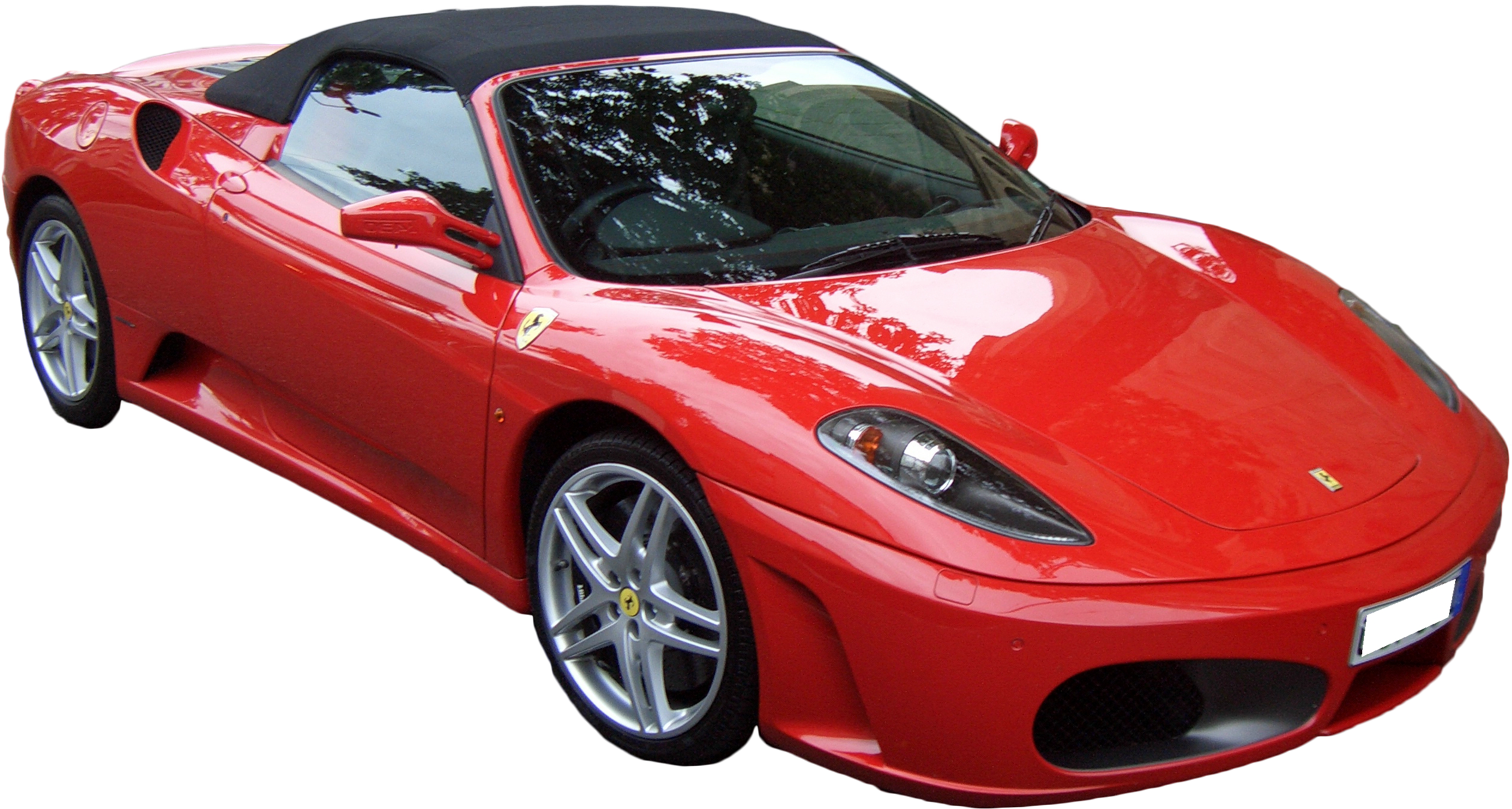 Kırmızı Ferrari F430 Spider Üstü Açık Araba Duvar Kağıdı
