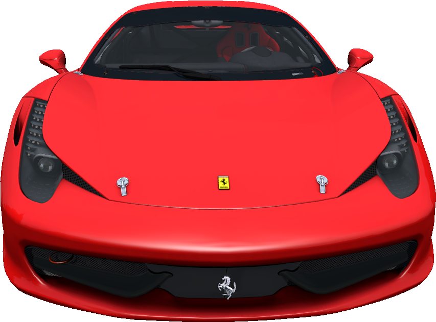 Kırmızı Ferrari Ön Görünüm Duvar Kağıdı