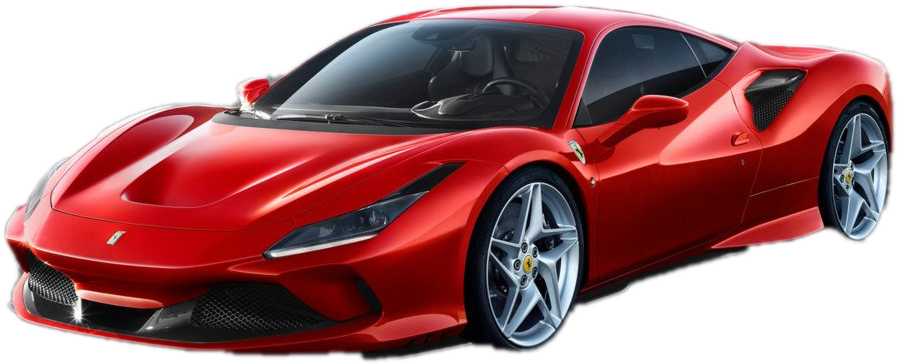 Kırmızı Ferrari Süper Araba Profil Görünümü Duvar Kağıdı