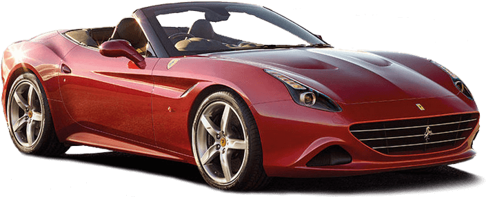 Kırmızı Ferrari Üstü Açık Spor Araba Duvar Kağıdı