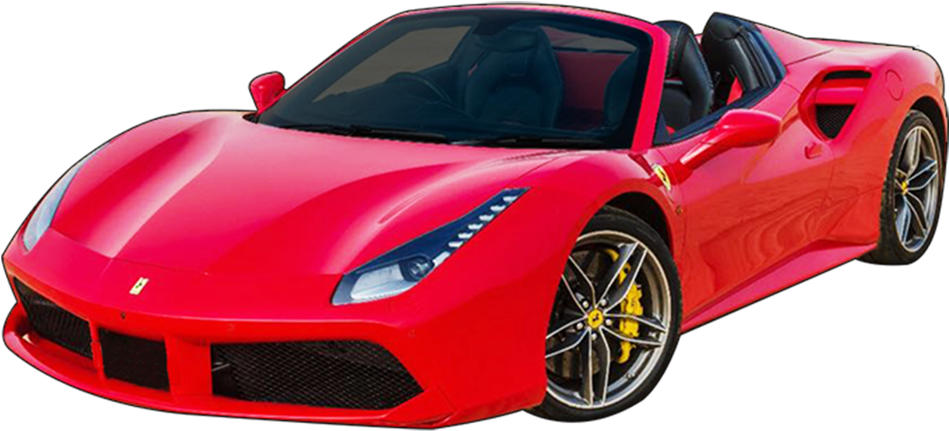 Kırmızı Ferrari Üstü Açık Spor Araba Duvar Kağıdı