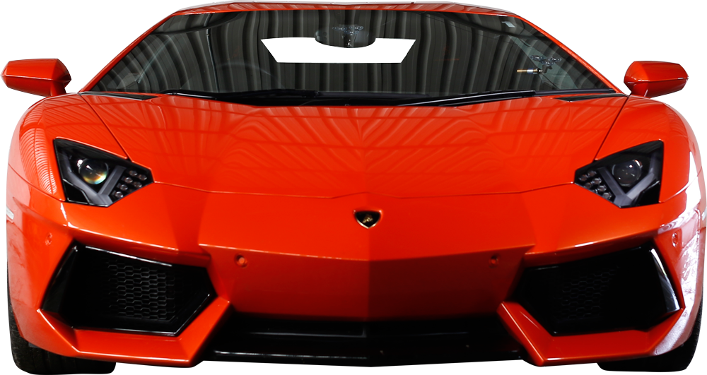 Kırmızı Lamborghini Aventador Önden Görünüm Duvar Kağıdı