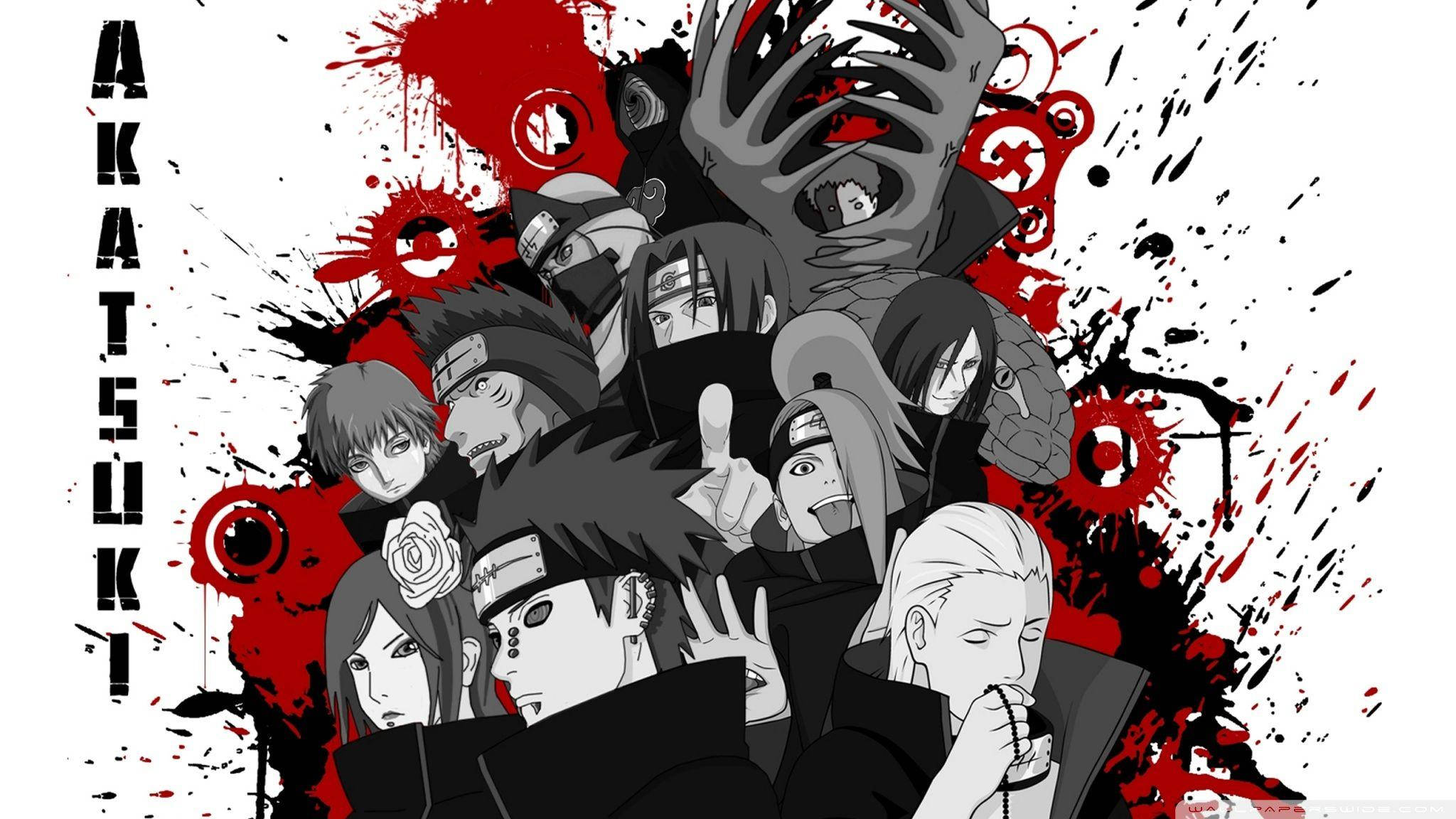 Kırmızı ve Gri Akatsuki PC Duvar Kağıdı