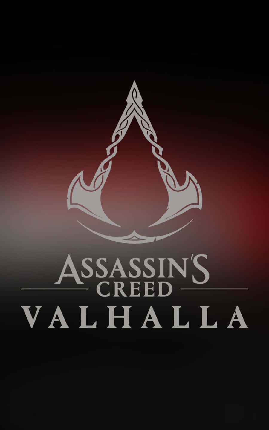 Kırmızı Ve Siyah 1440p Assassin's Creed Valhalla Duvar Kağıdı