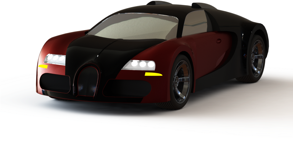 Kırmızı ve Siyah Bugatti Veyron Modeli Duvar Kağıdı
