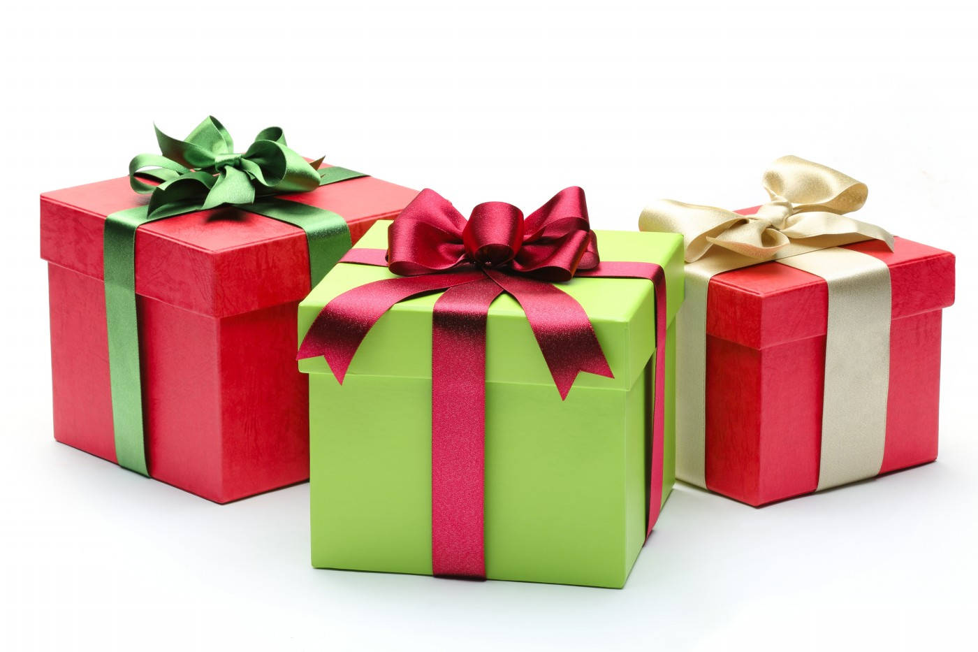 Kırmızı ve Yeşil Noel Hediyeleri Duvar Kağıdı