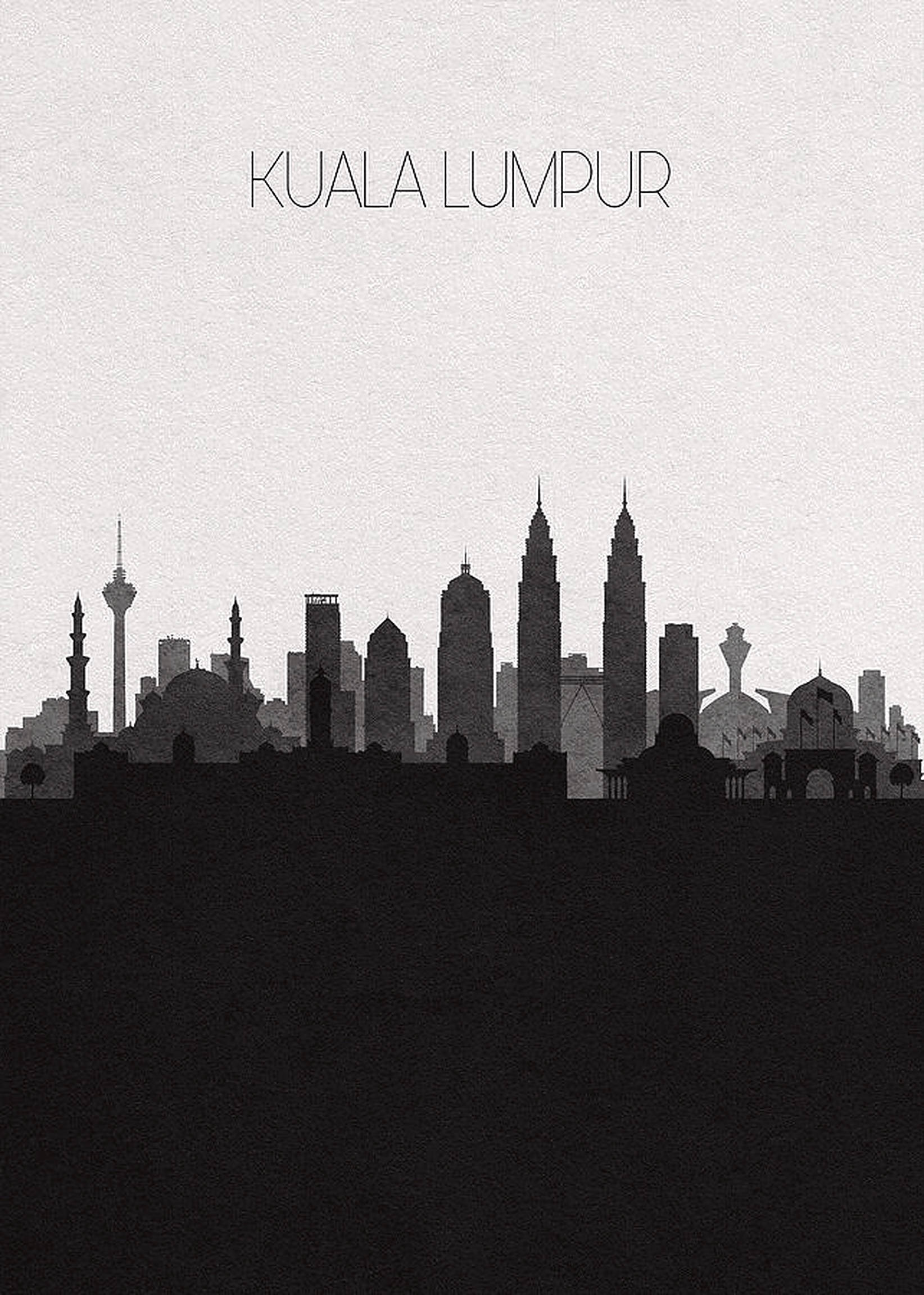 Kuala Lumpur Silueti Duvar Kağıdı