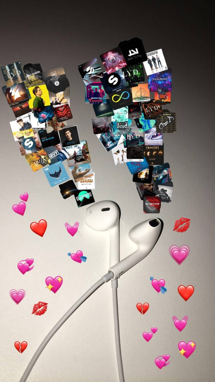Kulaklık Müzik Estetiği Duvar Kağıdı