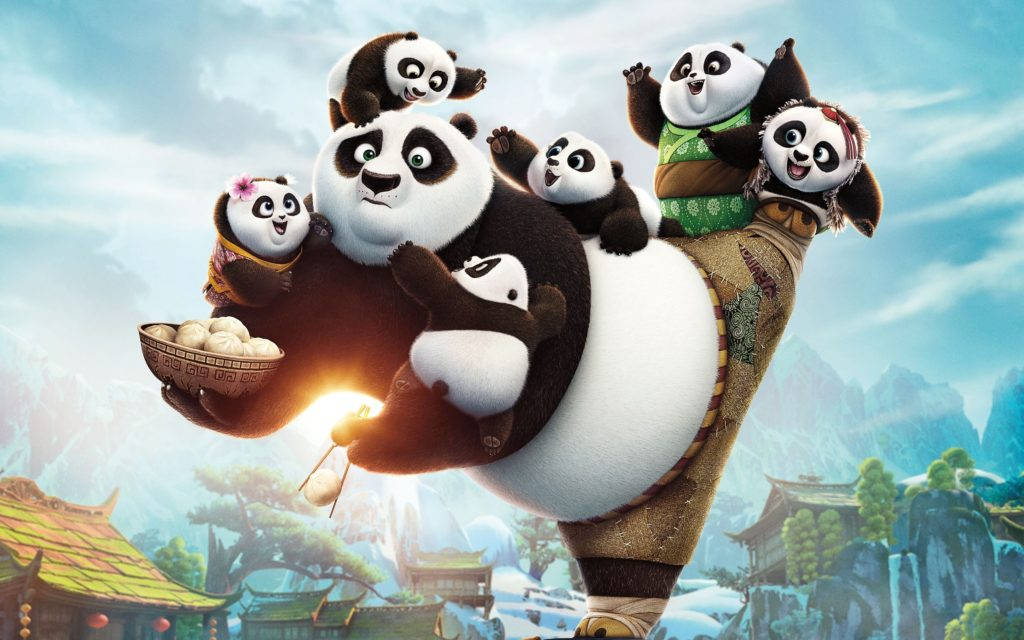 Kung Fu Panda Birçok Çocuğu Tutuyor