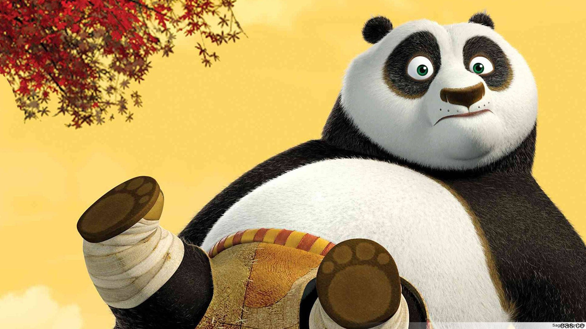 Kung Fu Panda Karnı Dışarıda Duvar Kağıdı