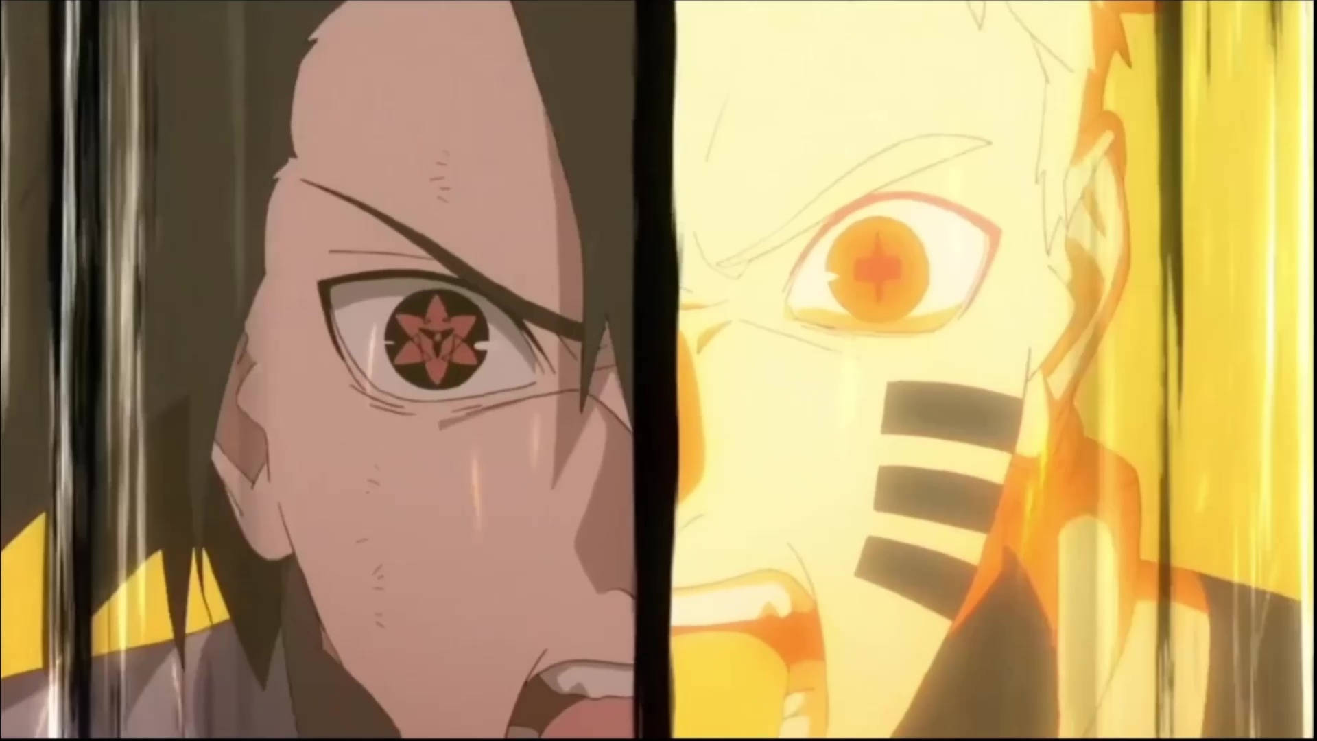 Kurama Modu Naruto ve Sasuke Duvar Kağıdı