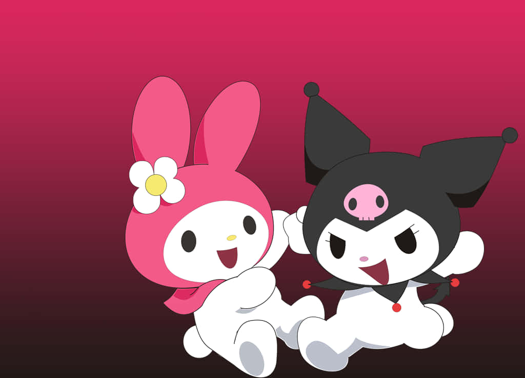 Kuromi ve My Melody Masaüstü Duvar Kağıdı