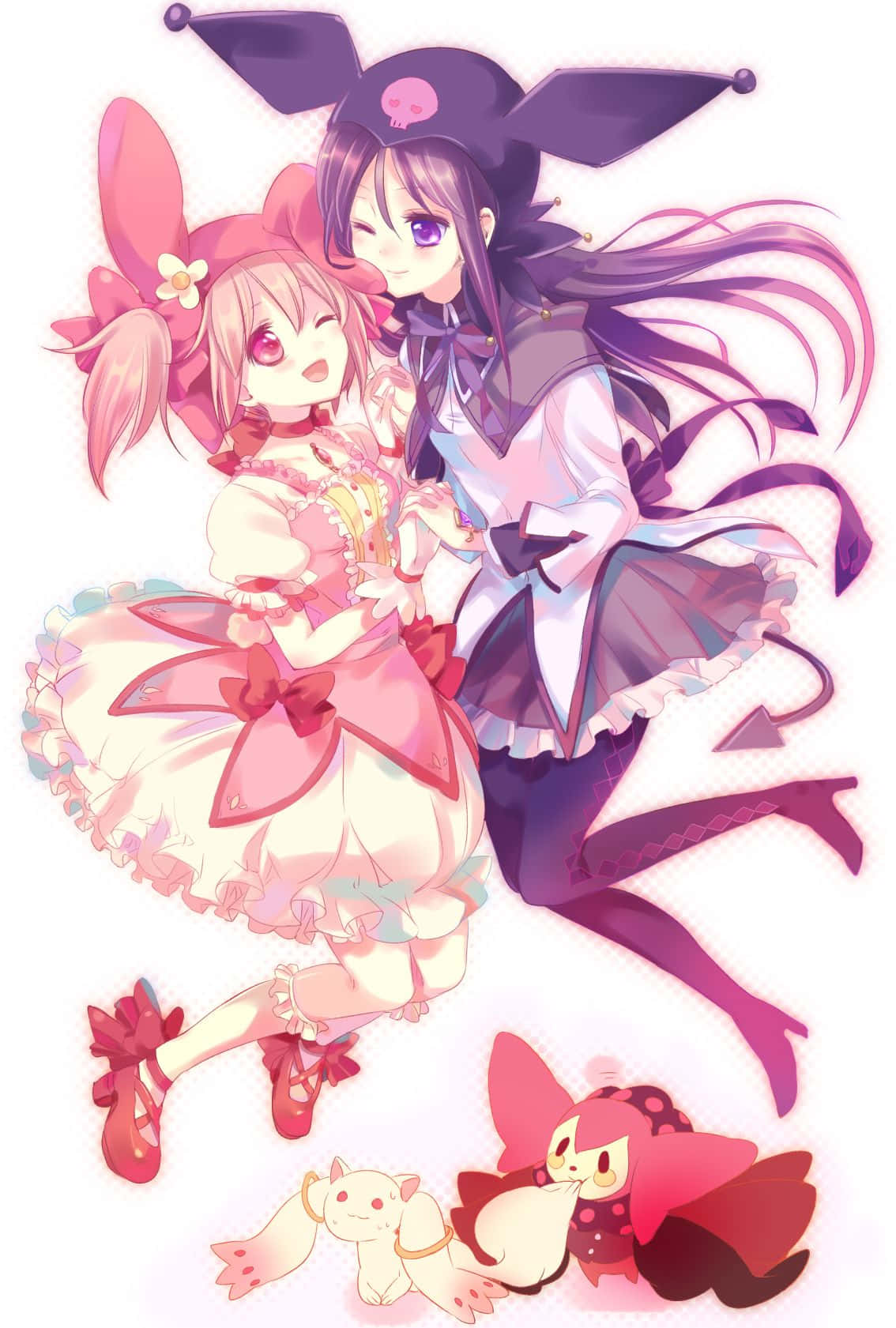 Kuromi ve My Melody En İyi Arkadaşlar Sonsuza Kadar Duvar Kağıdı