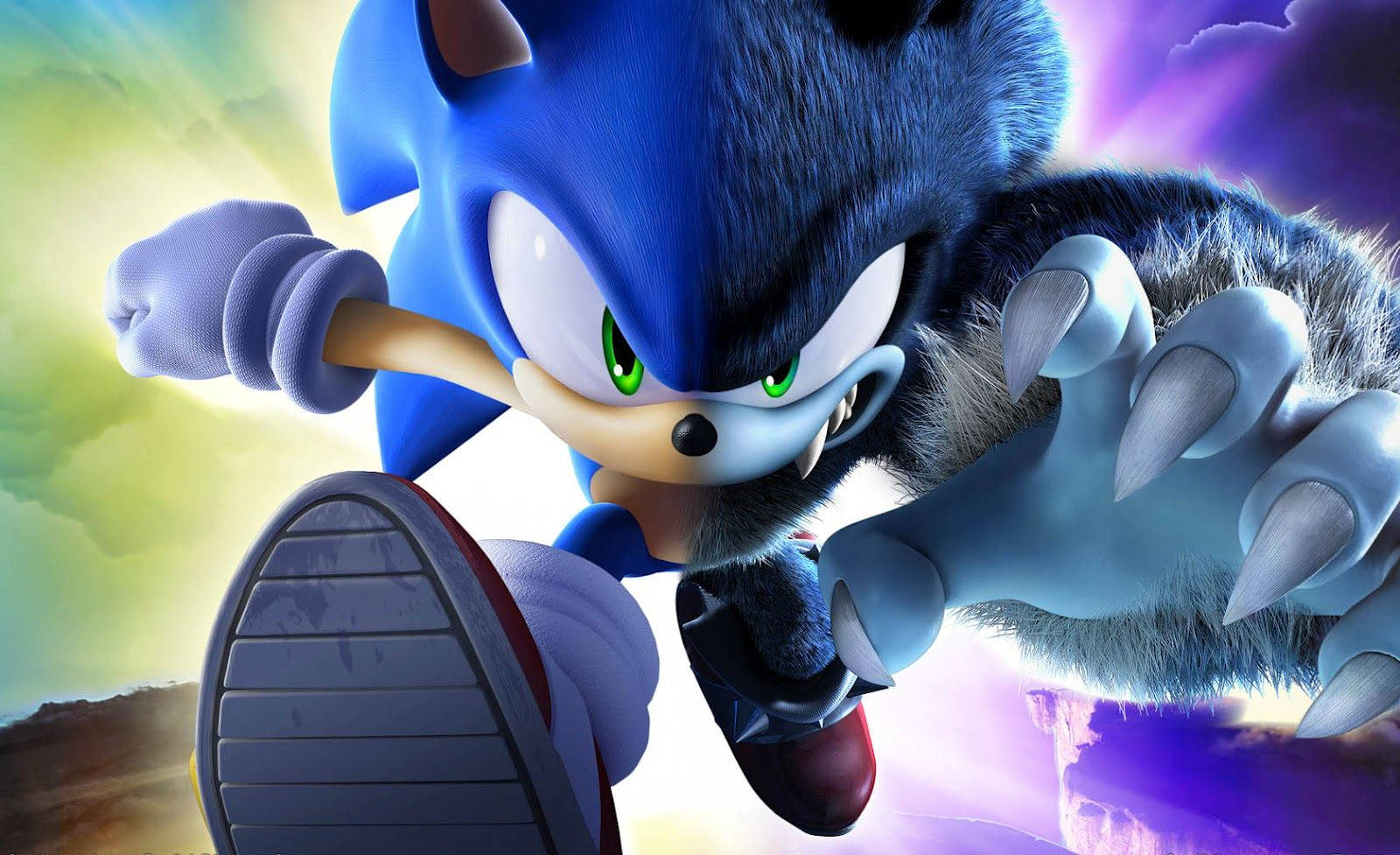 Kurtadam Sonic ile hızlanın Duvar Kağıdı