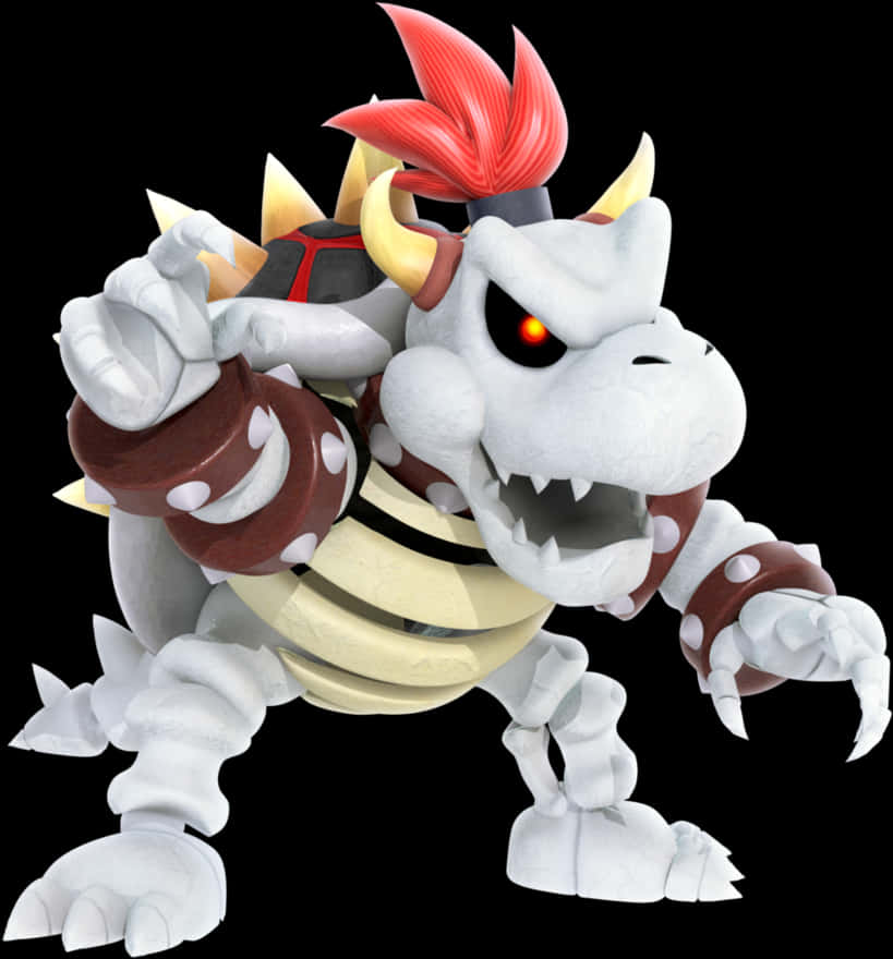 Kuru Bowser Karakter Renderi Duvar Kağıdı