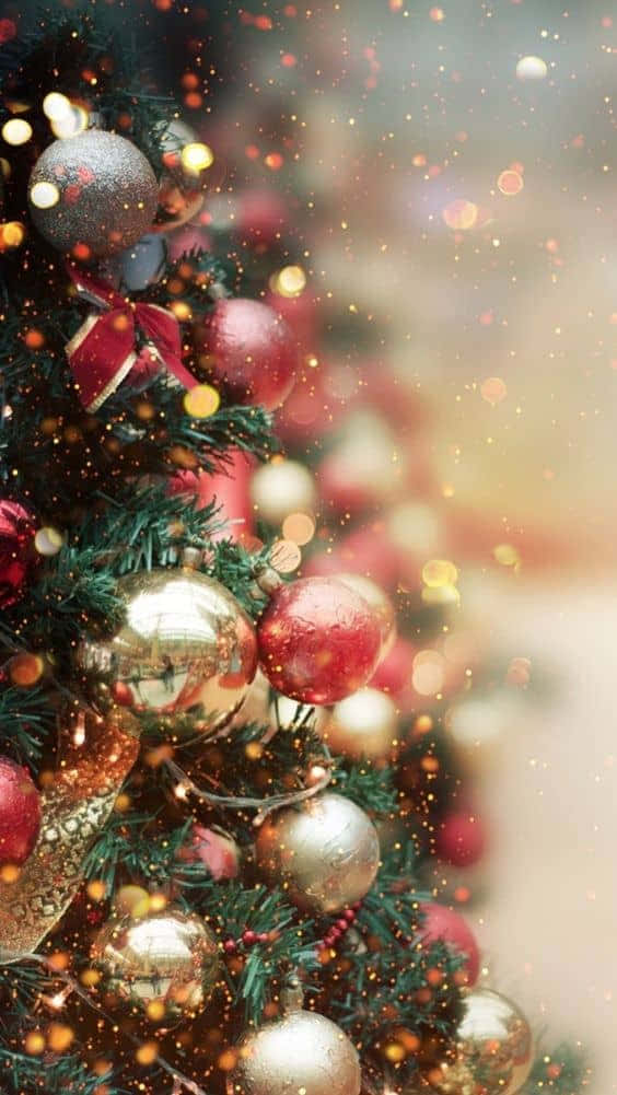 “Kusursuz beyaz bir Noel manzarası” Duvar Kağıdı