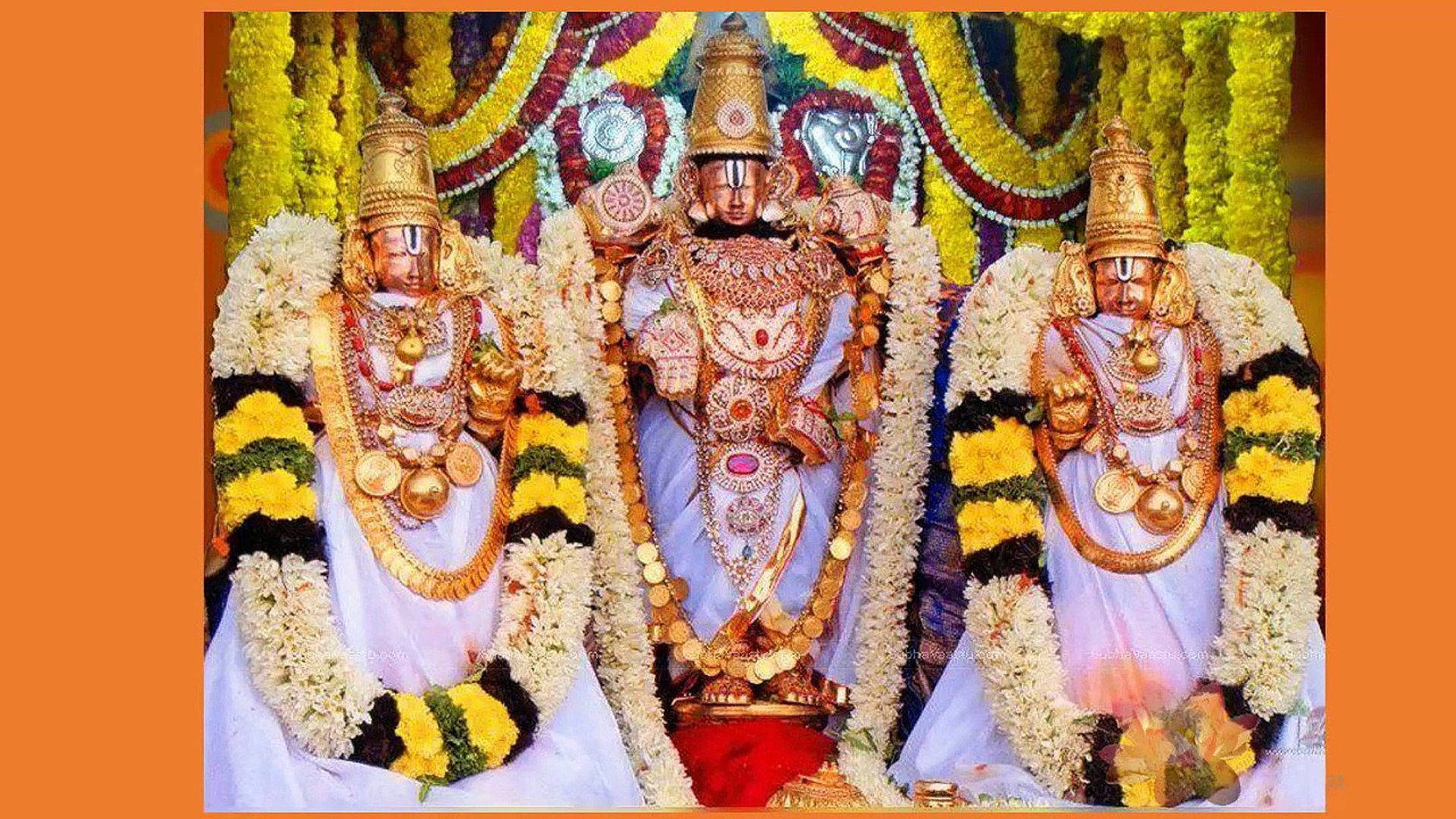 Kutsal Tanrı Venkateswara Swamy Duvar Kağıdı