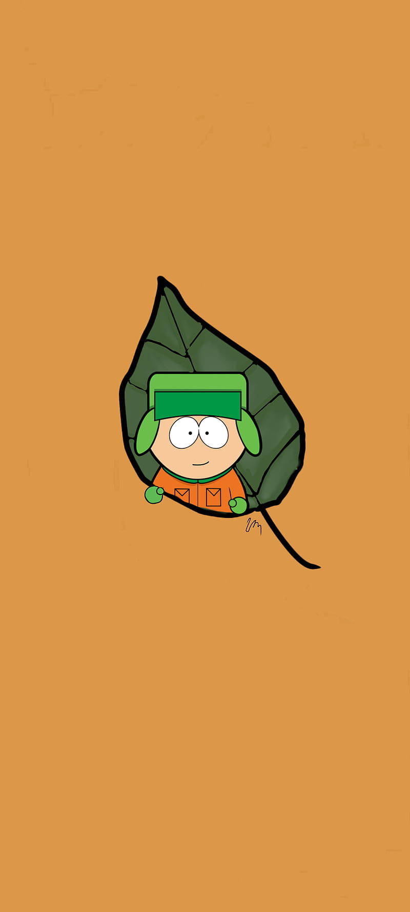Kyle Broflovski Yaprak Sanatı Duvar Kağıdı