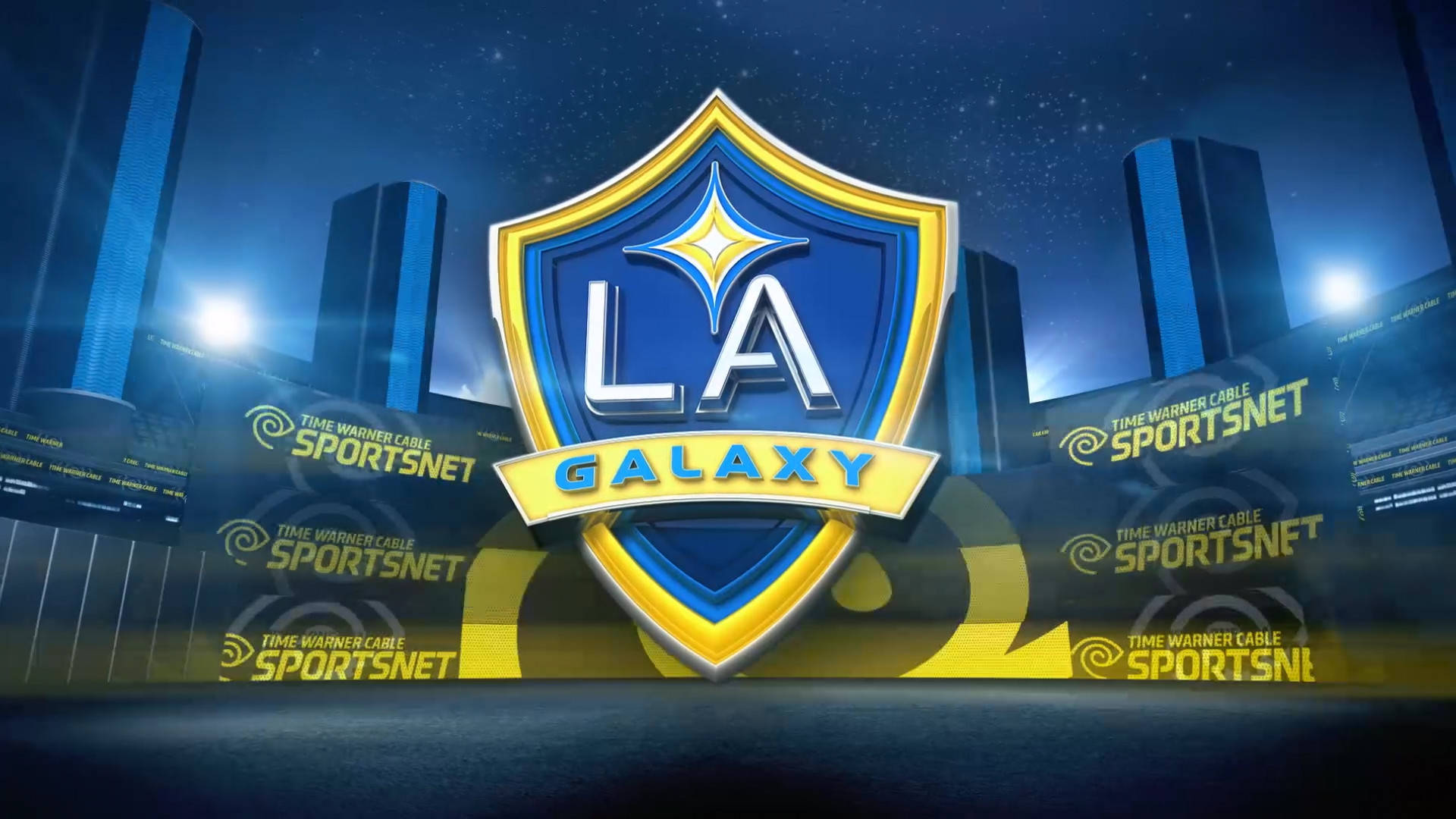 LA Galaxy Dijital Sanat 3D Duvar Kağıdı