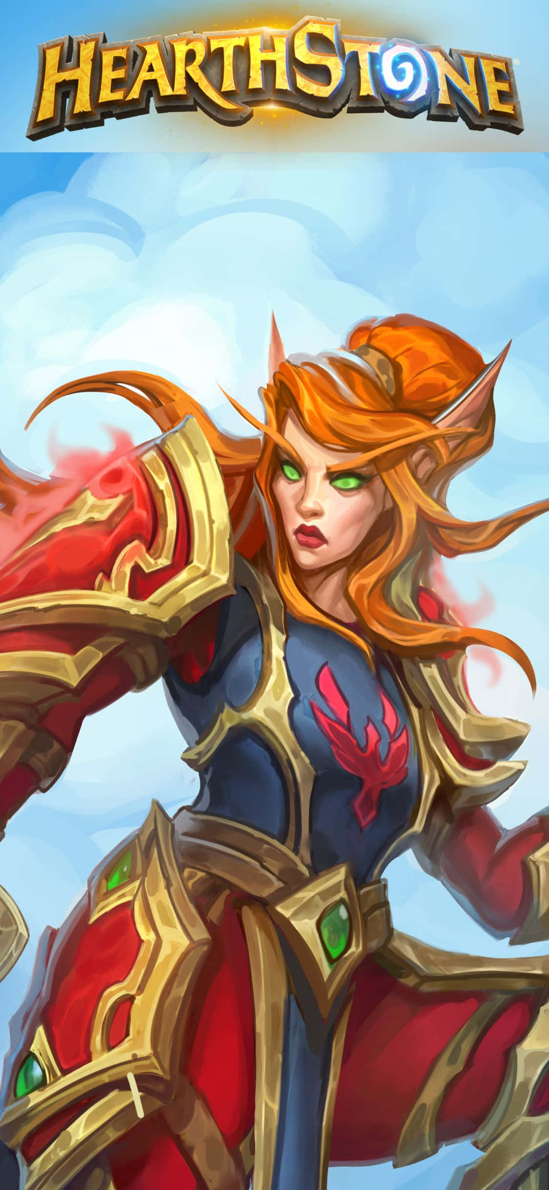 Lady Liadrin Skin iPhone XS Hearthstone Arka Planı Duvar Kağıdı