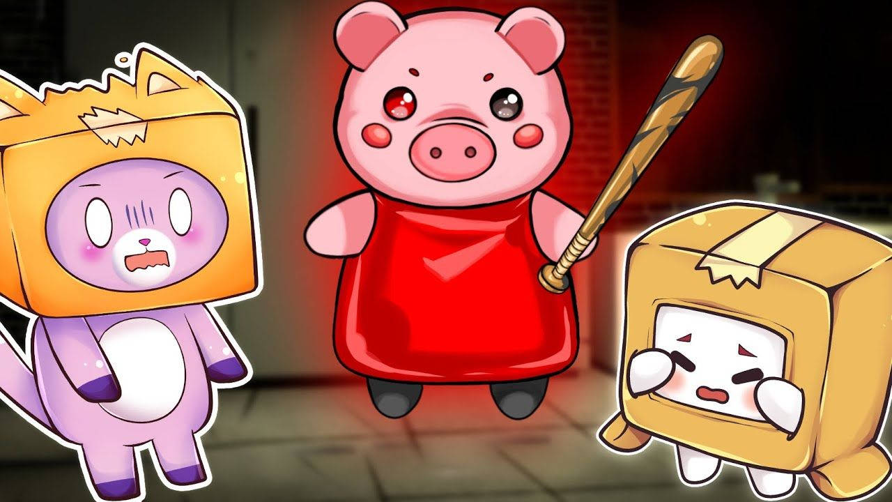 LankyBox Foxy Roblox Piggy ve Boxy Duvar Kağıdı