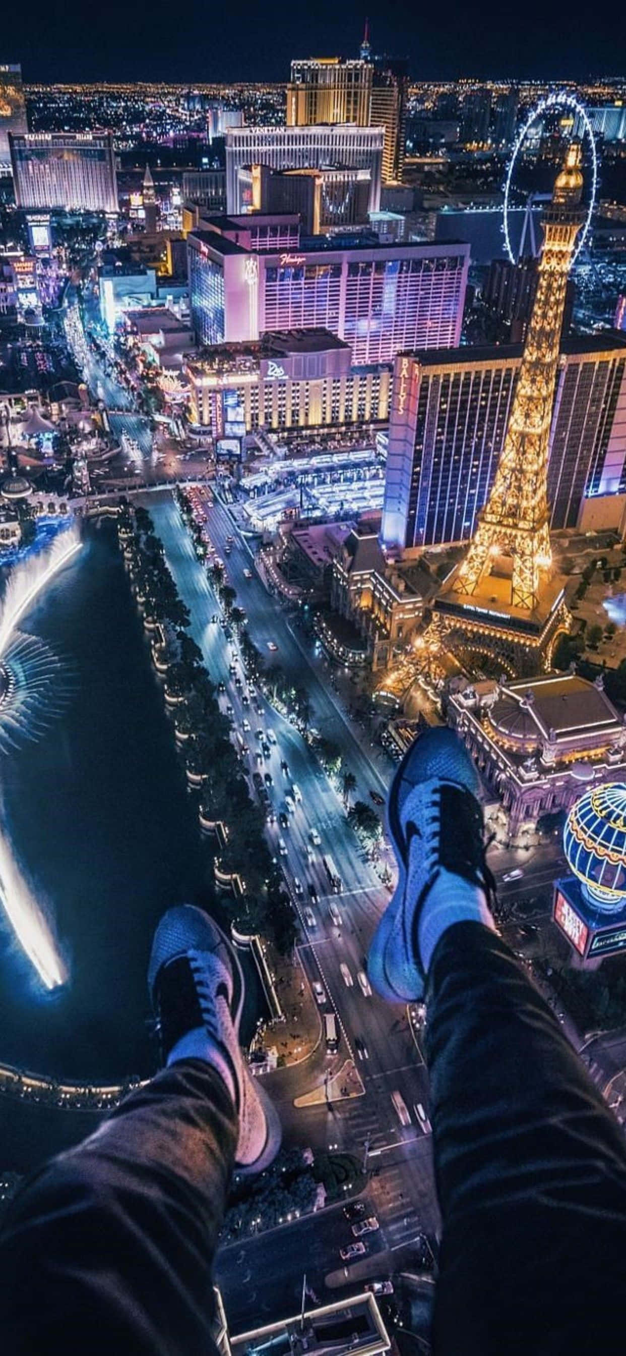 Las Vegas Telefonu ile hayatına renk kat Duvar Kağıdı