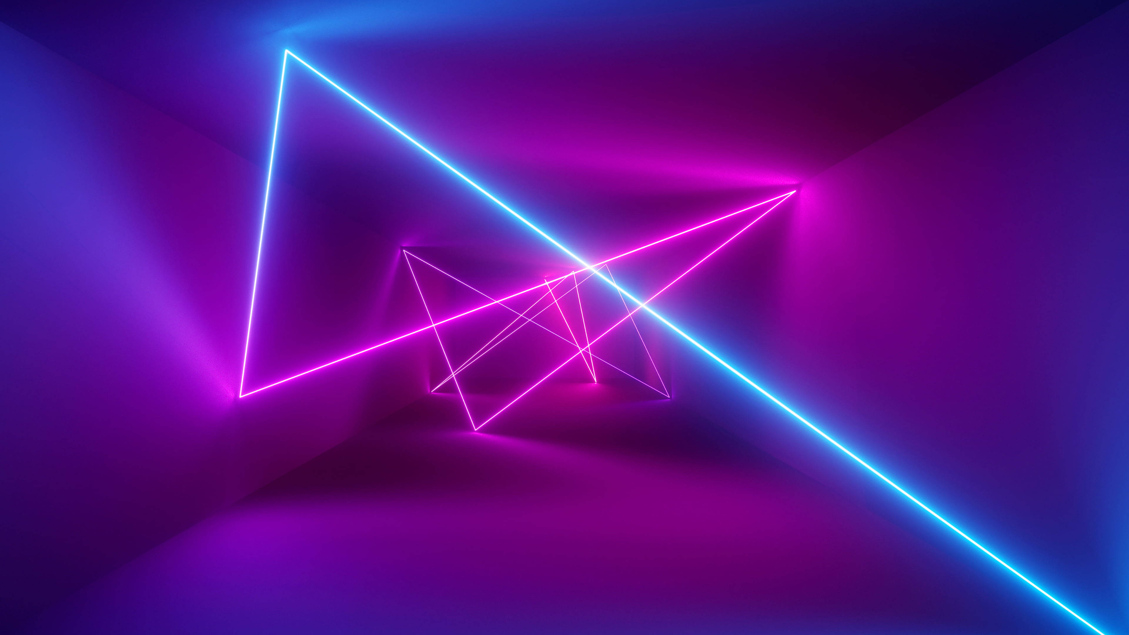 Lazer Bariyer LED 4K Duvar Kağıdı