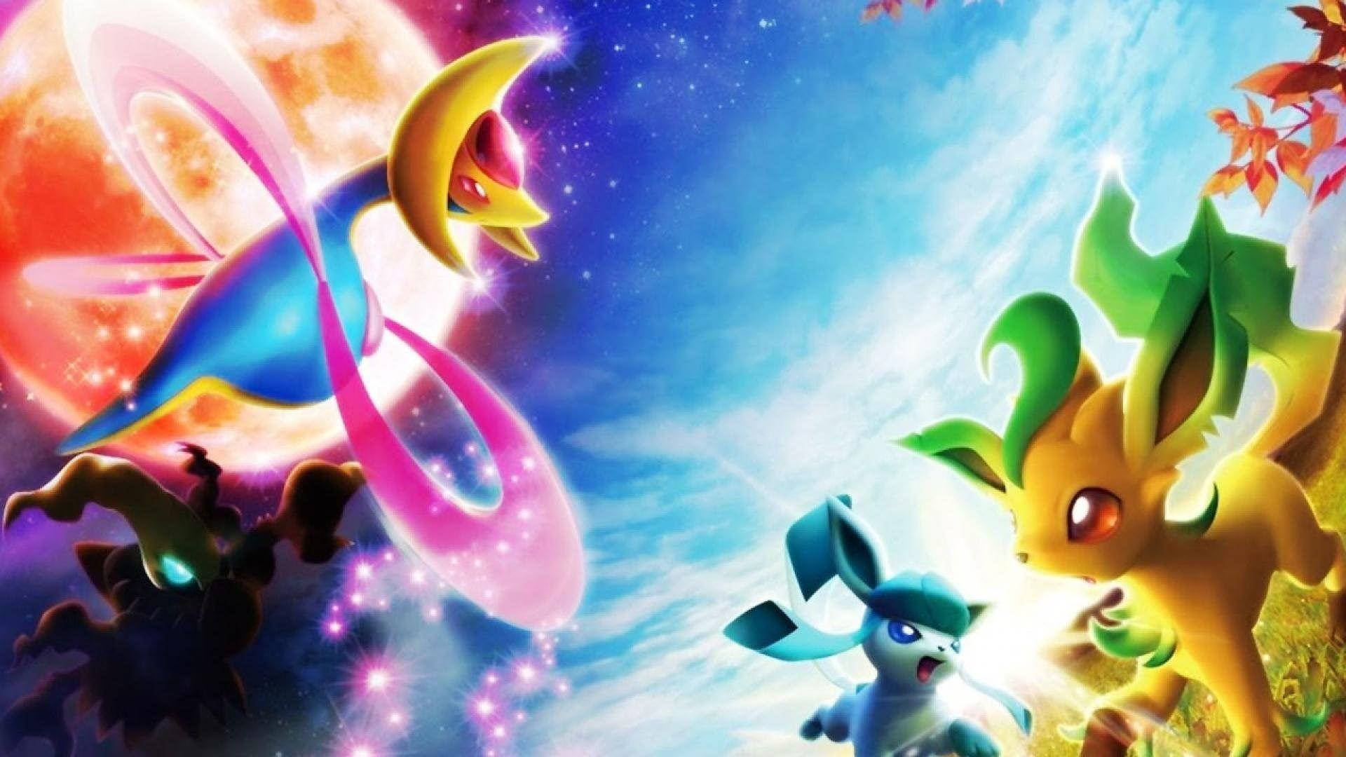 Leafeon Uzayda Duvar Kağıdı