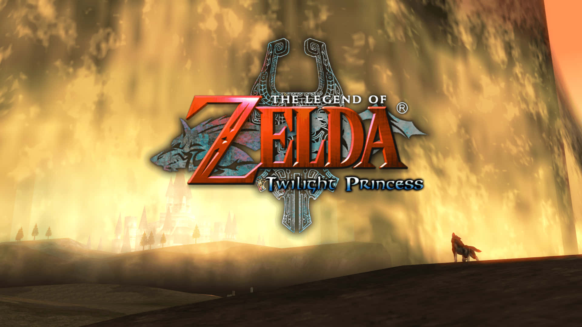 Legend Of Zelda Twilight Princess Logo Sanatı Duvar Kağıdı