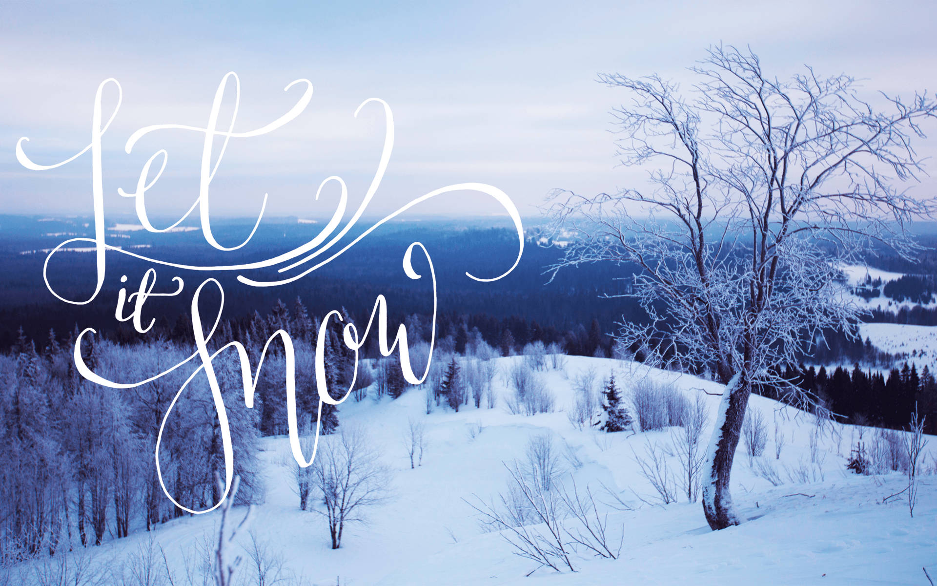 Let It Snow Estetiği Duvar Kağıdı