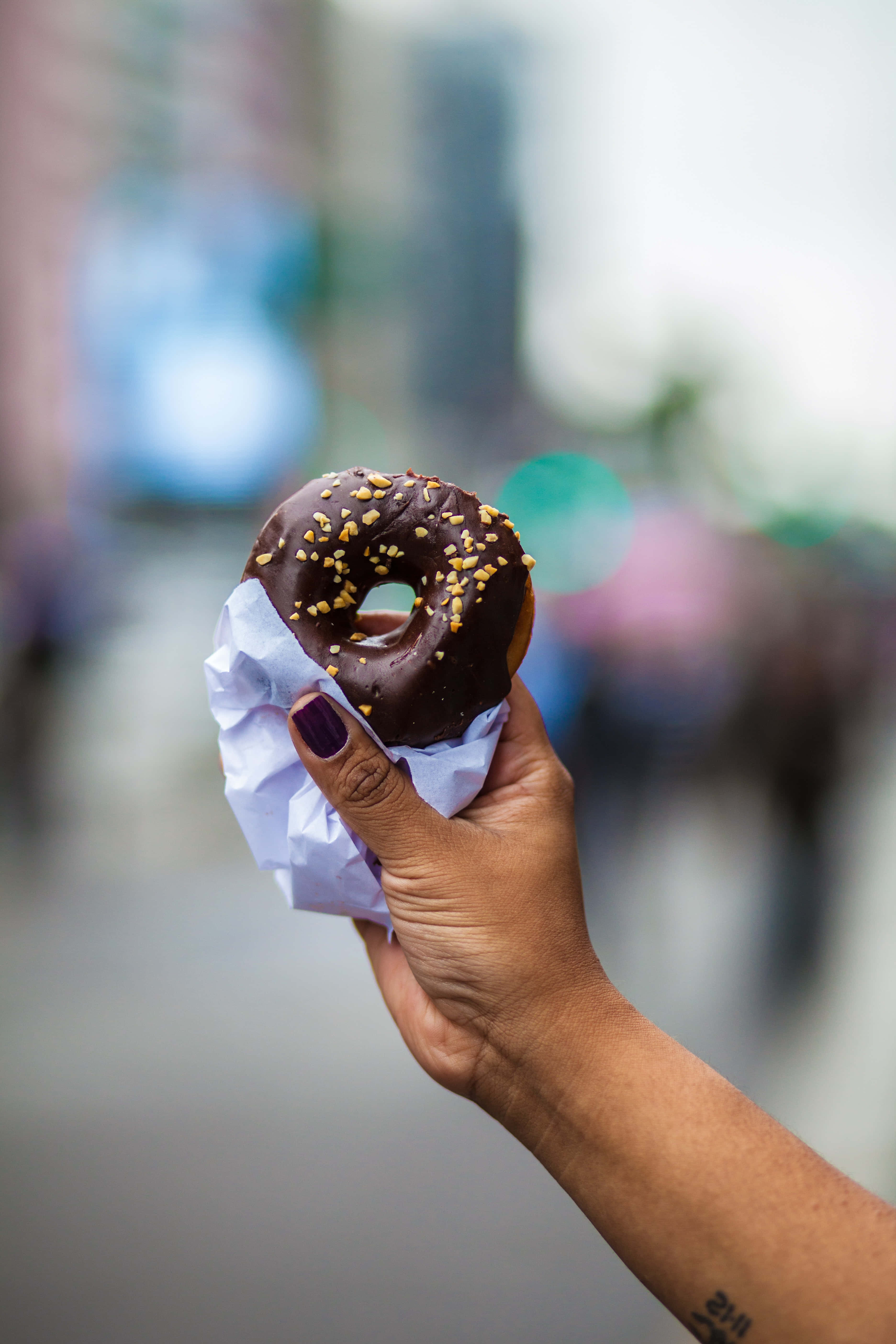 Lezzet Patlaması Yapan Karşı Konulamaz Donutlar Duvar Kağıdı