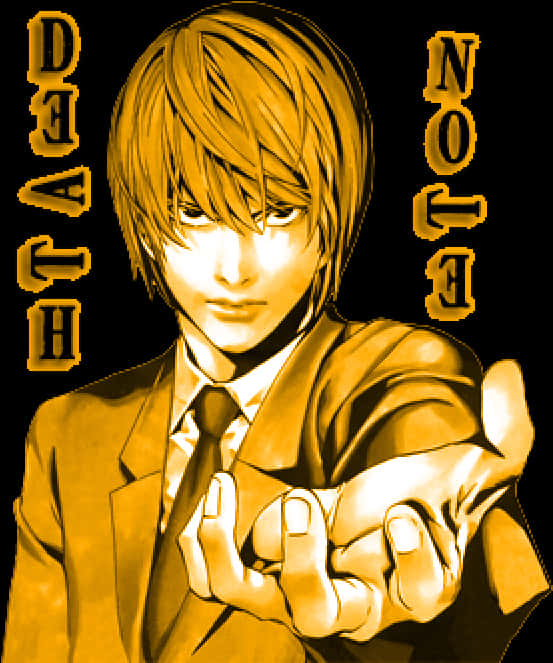 Light Yagami Death Note Anime Sanatı — HD anime GIF Duvar Kağıdı