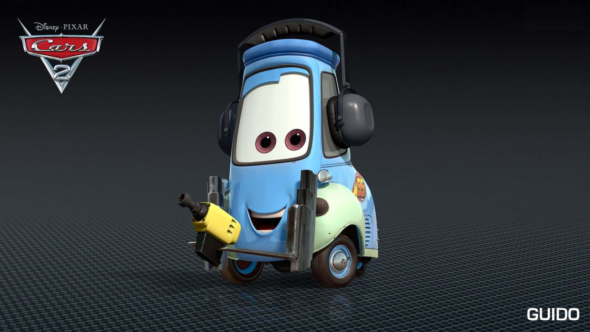 "Lightning McQueen Motorlarını Çalıştırıyor" Duvar Kağıdı