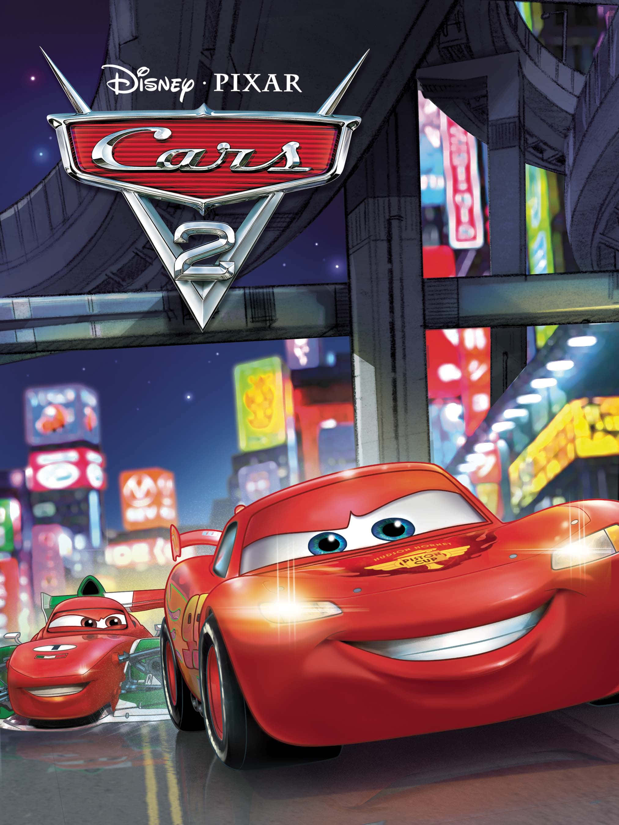 Lightning McQueen önderliği alıyor Cars 2'de Duvar Kağıdı