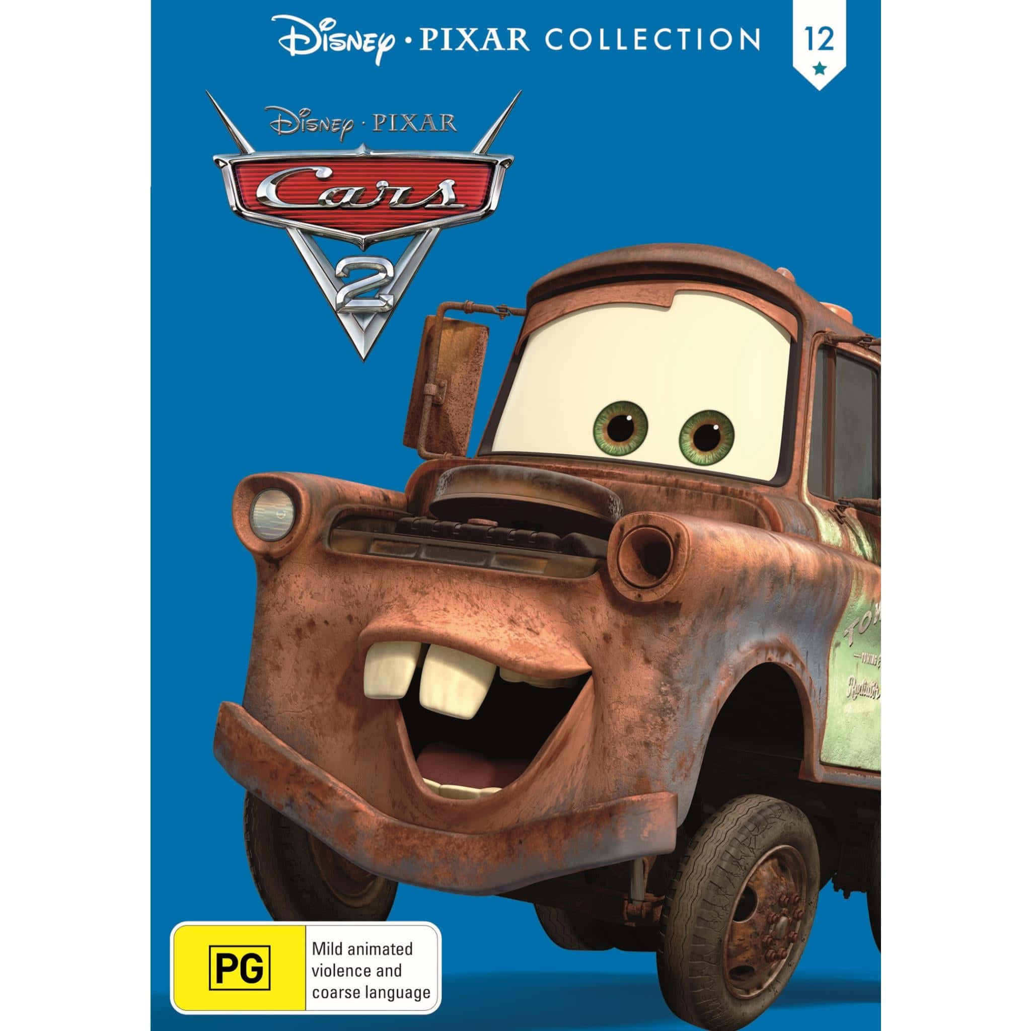 Lightning McQueen ve Mater, Arabalar 2'de otoyolda yarışıyor Duvar Kağıdı