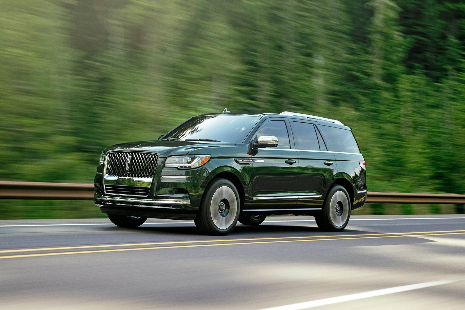 Lincoln Araba Navigator Aksiyon Çekimi Duvar Kağıdı
