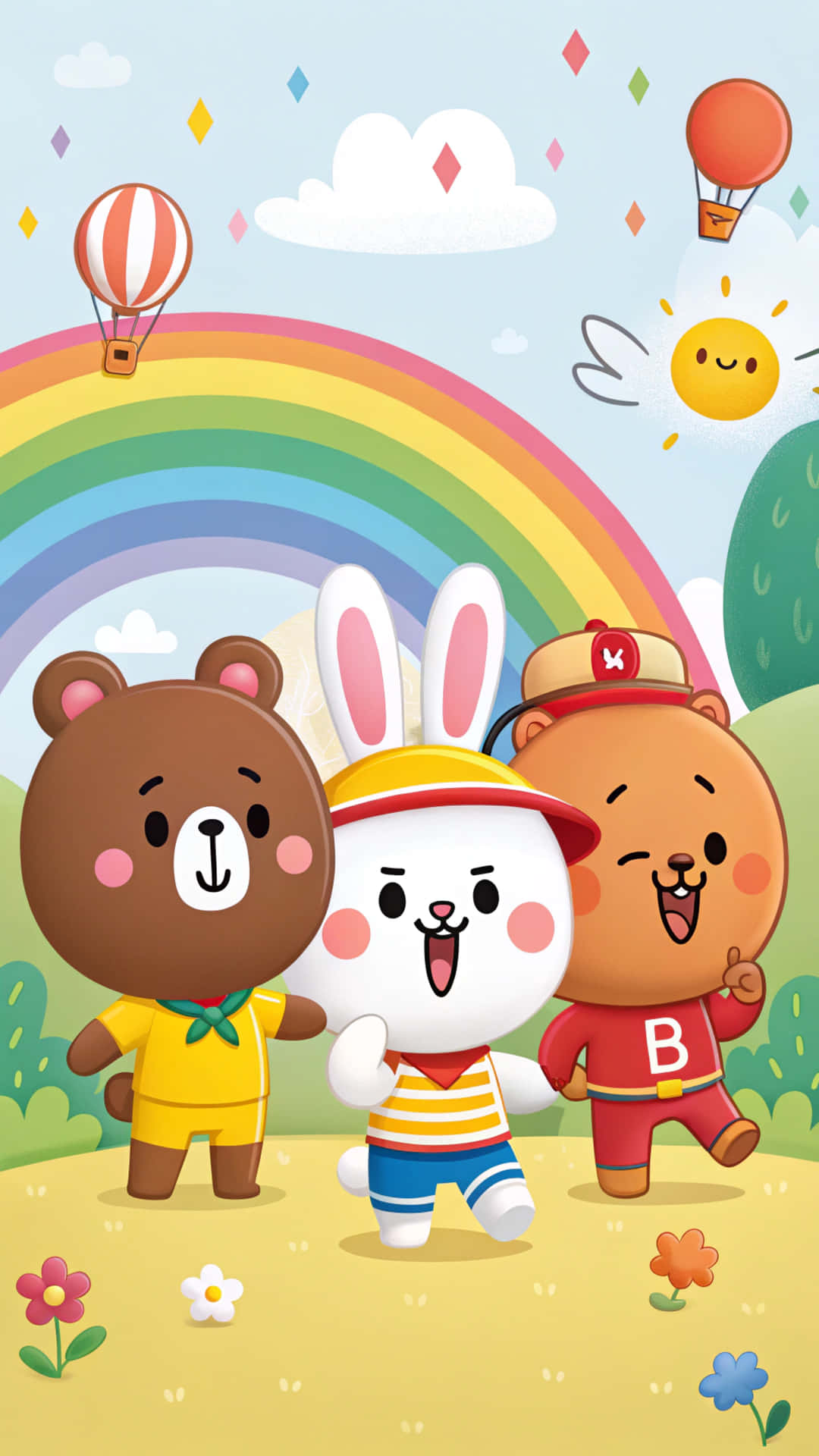 Line Friends duvar kağıdı
