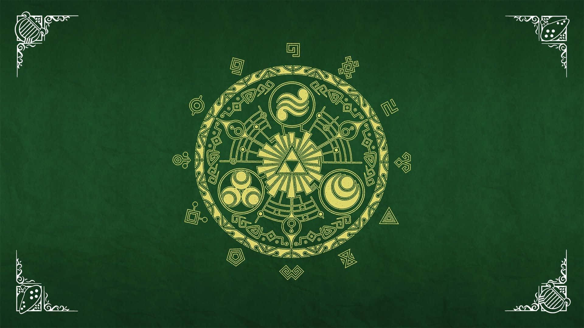 Link, düşmanlarıyla yüzleşmeye hazır, The Legend Of Zelda dünyasında Duvar Kağıdı