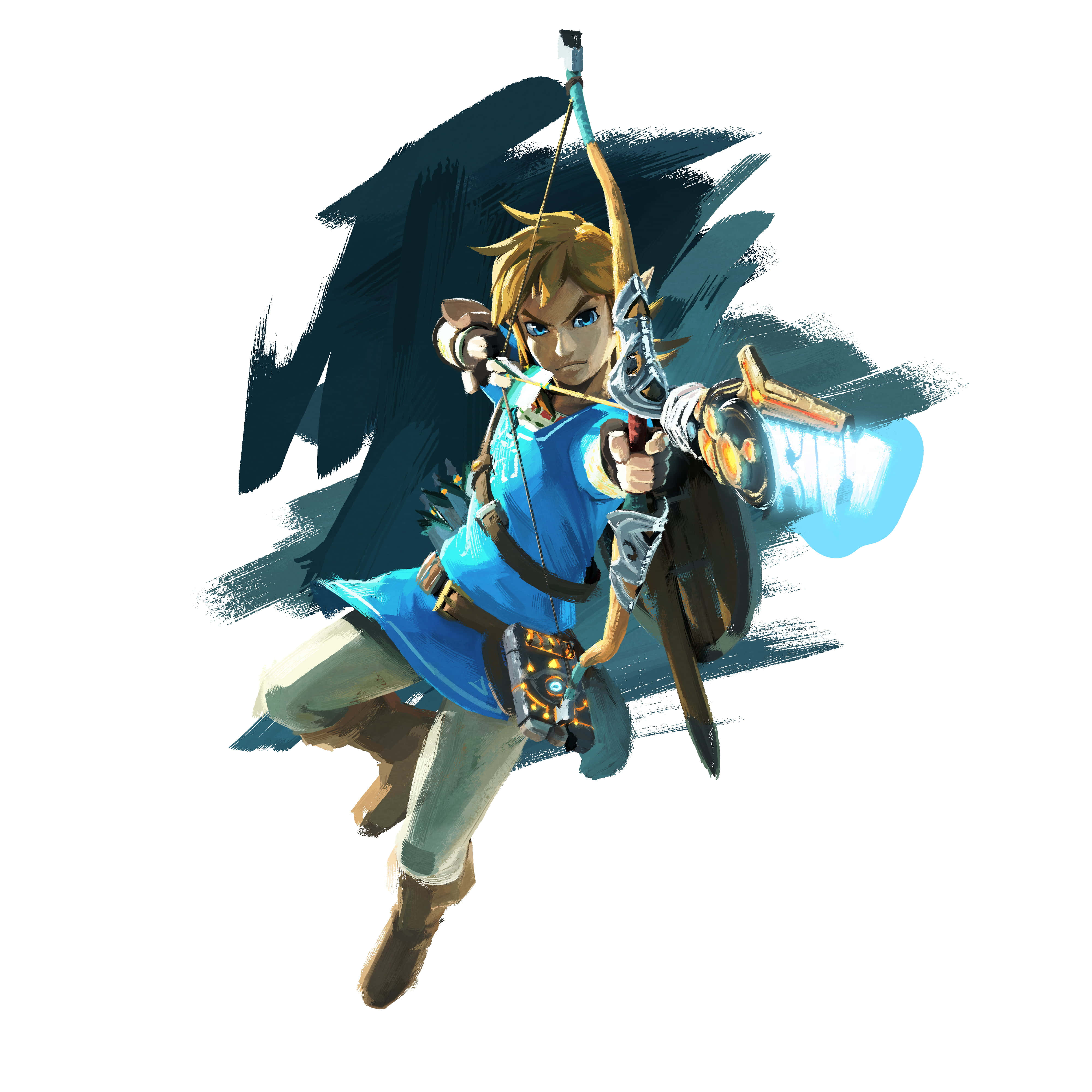 Link ve Prenses Zelda cesaret ve güçle savaşıyor Duvar Kağıdı