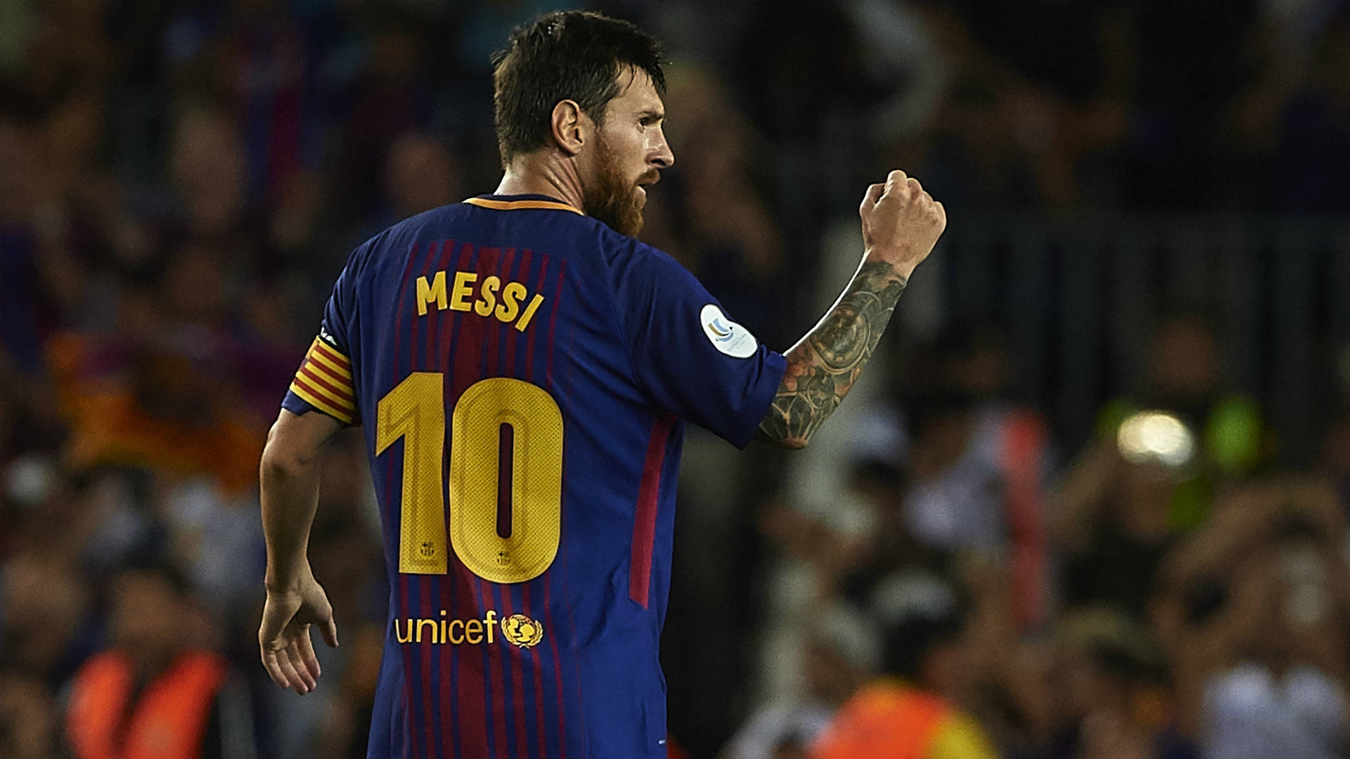Lionel Messi UNICEF'e Bağış Yapıyor Duvar Kağıdı