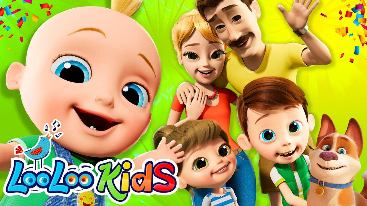 Looloo Kids Ailesi Duvar Kağıdı