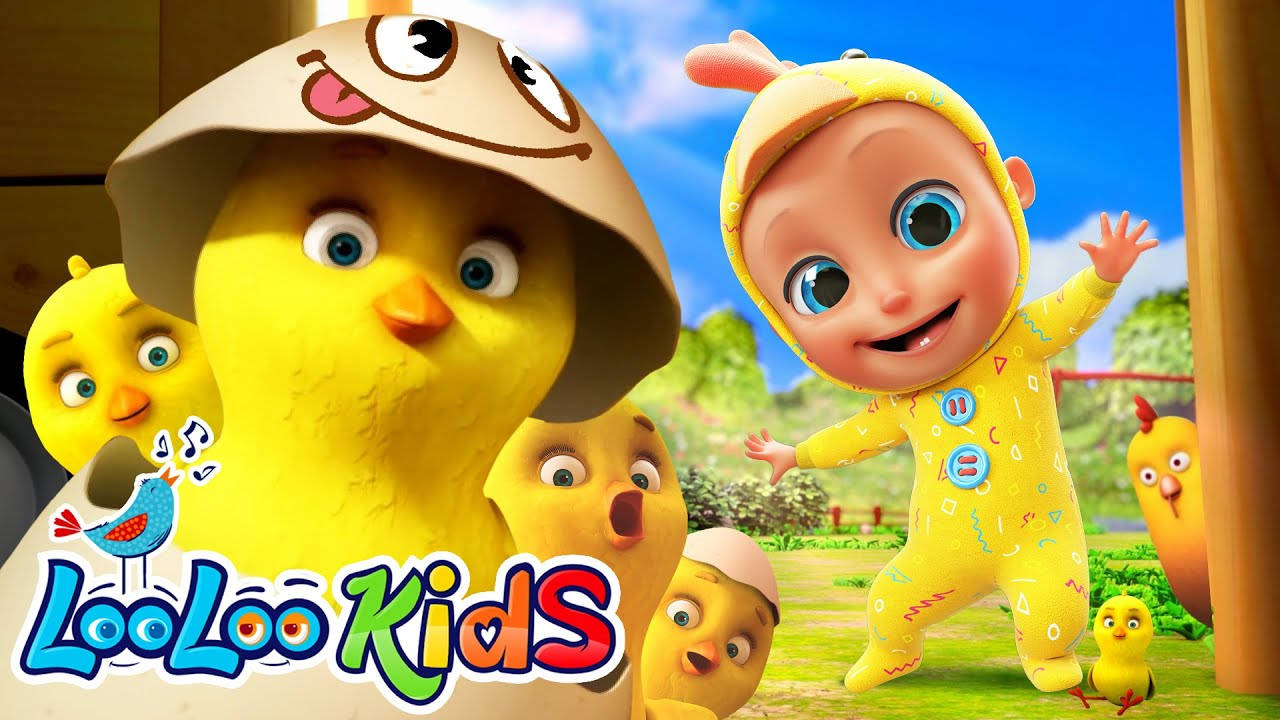 Looloo Kids Küçük Civcivler Duvar Kağıdı