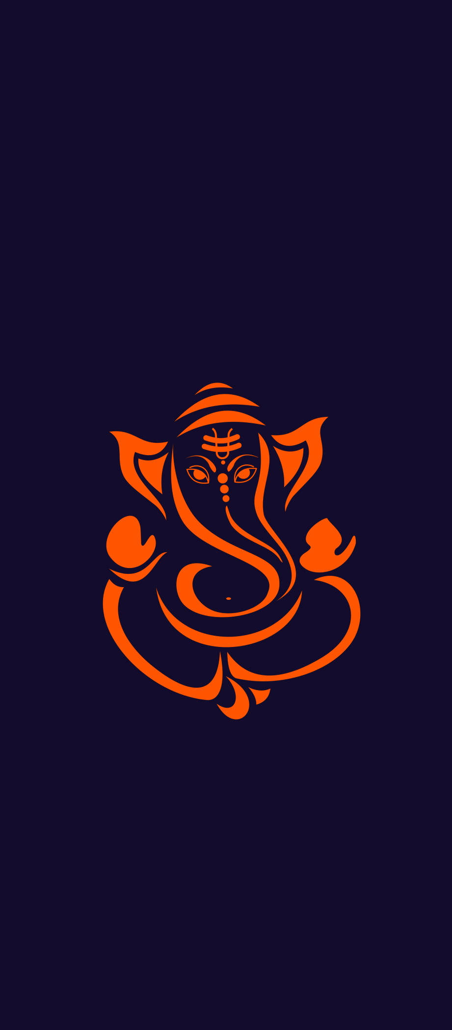 Lord Ganesha Icon iPhone Duvar Kağıdı