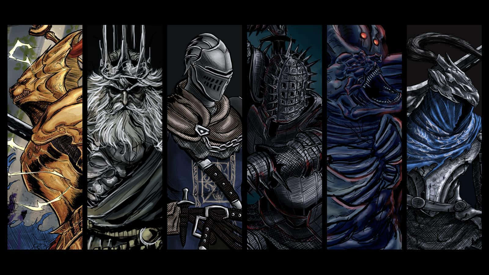 Lordran'ın Tehlikelerini Dark Souls'da Keşfedin Duvar Kağıdı
