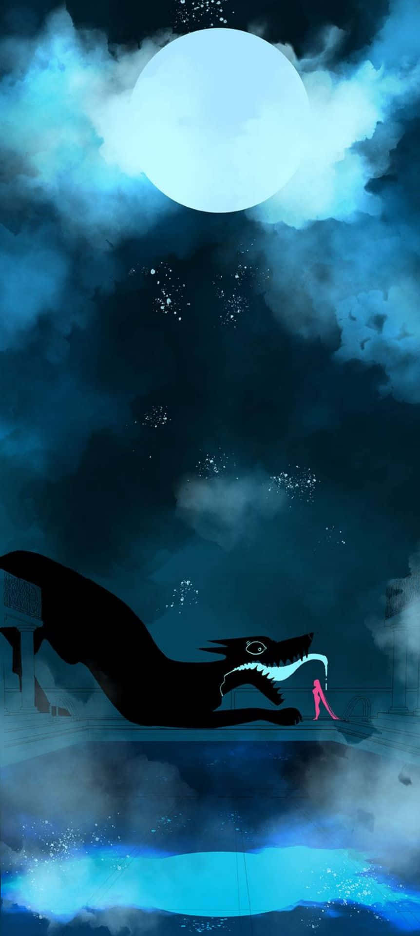 Lore Olympus Webtoon Canavarlı Duvar Kağıdı