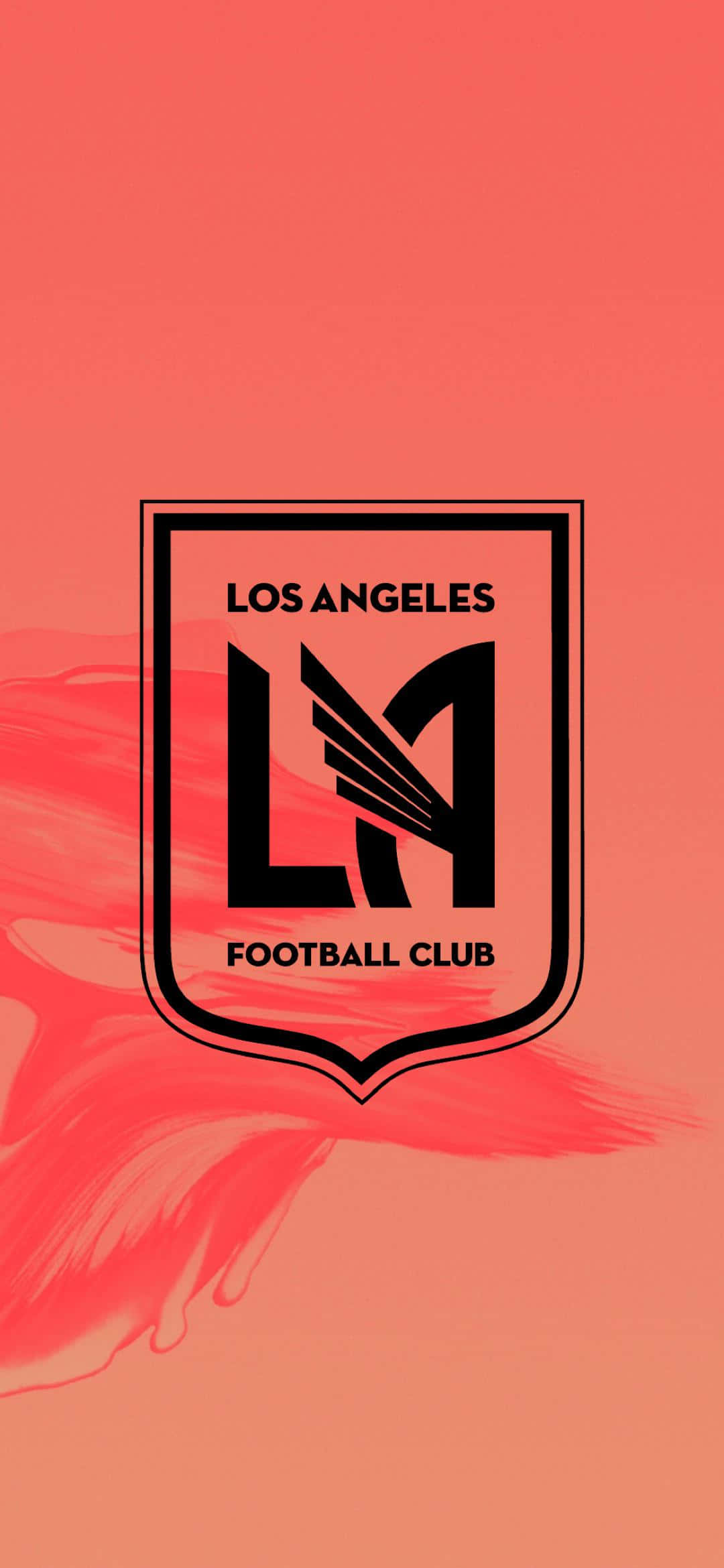 Los Angeles FC Pembe Dijital Hayran Sanatı Duvar Kağıdı