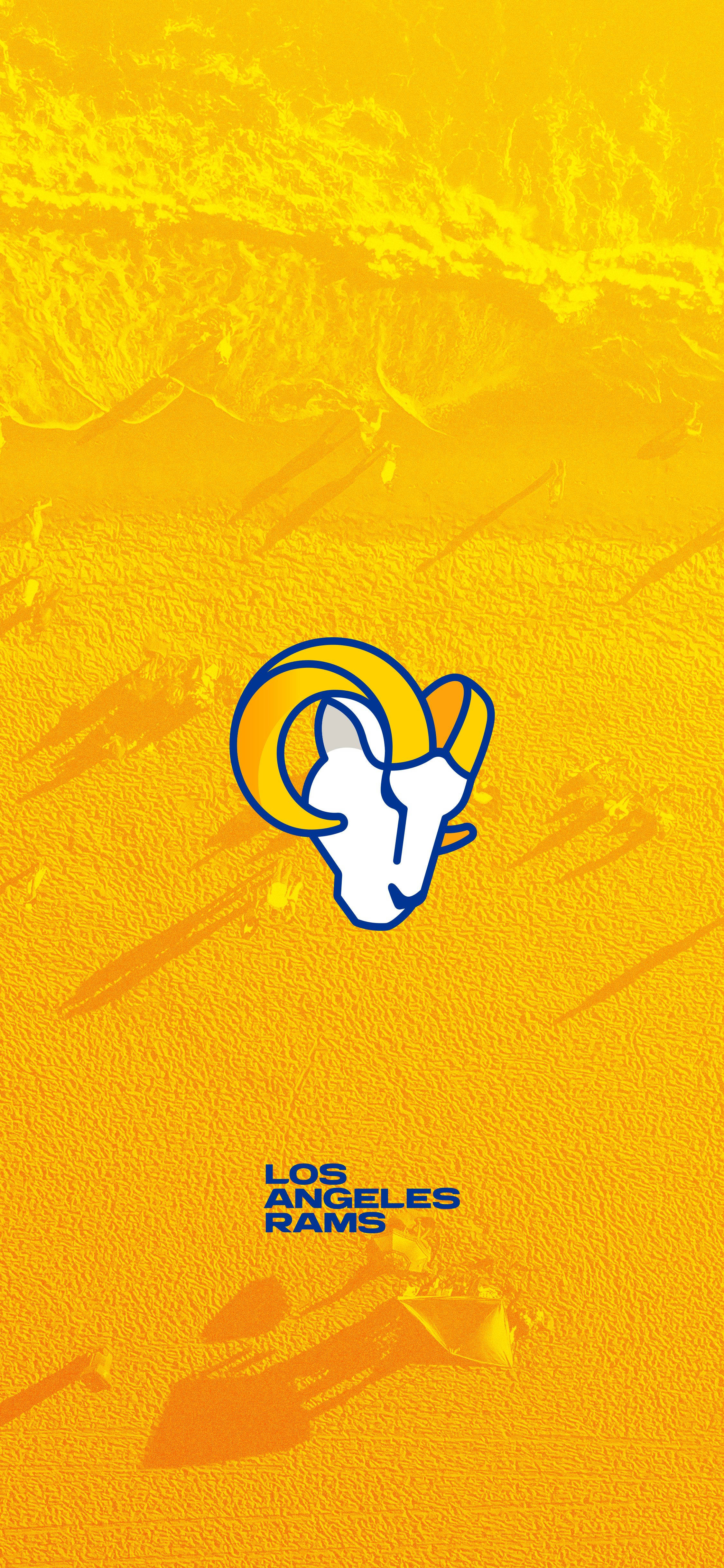 Los Angeles Rams Çizgi Film Logosu Duvar Kağıdı