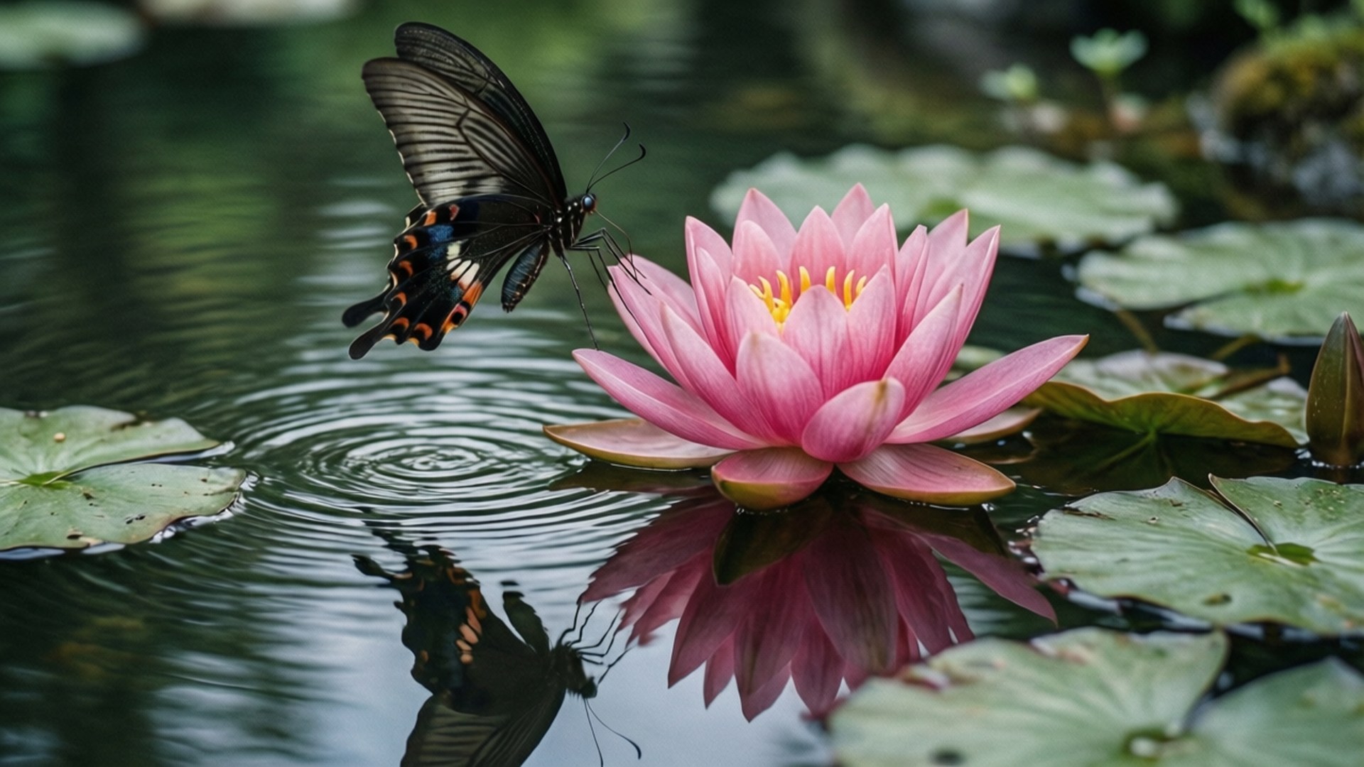 Lotus Ziyaretçisi Duvar Kağıdı